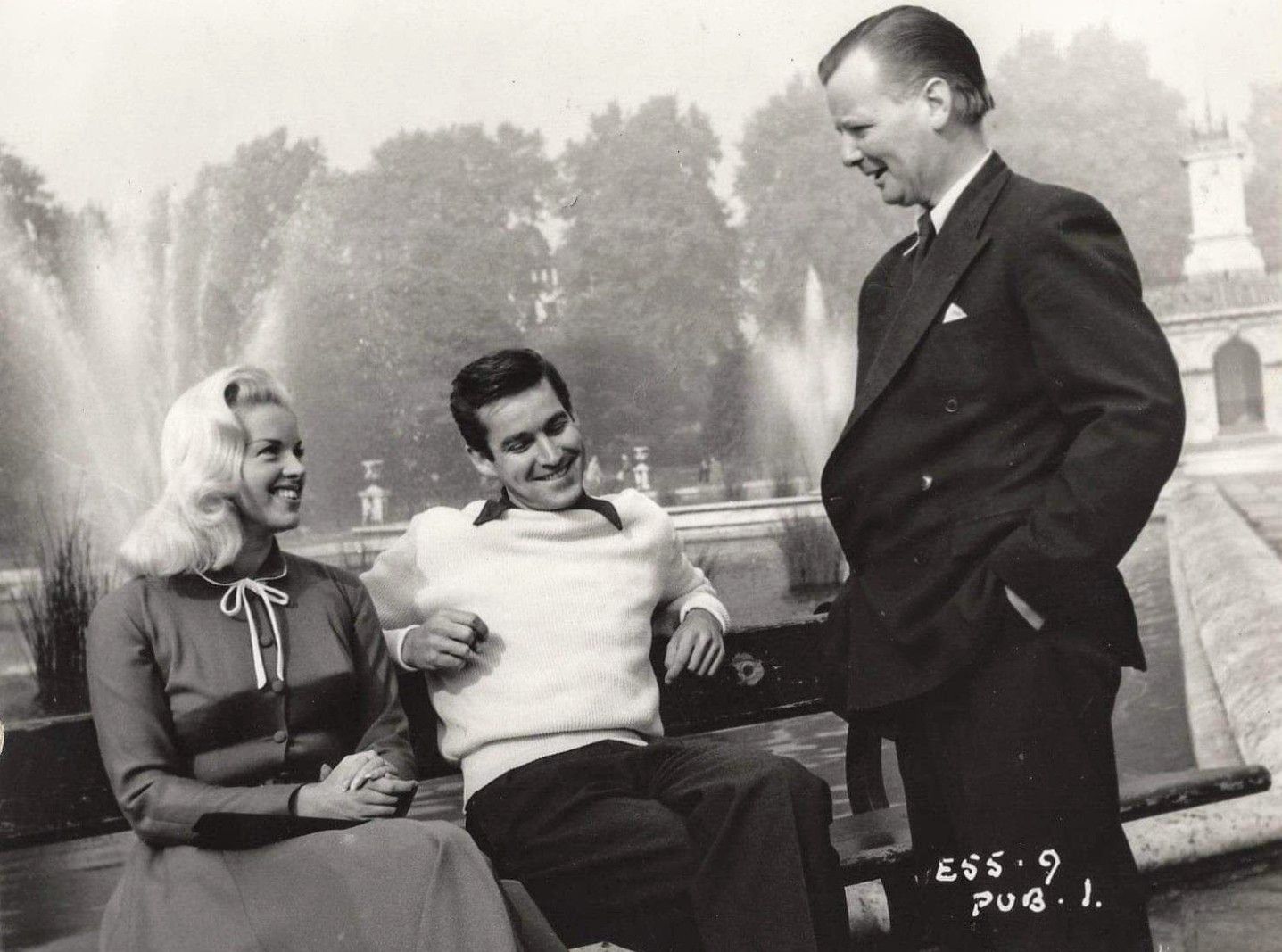 Daniel with his wife and Father in Law in 1959